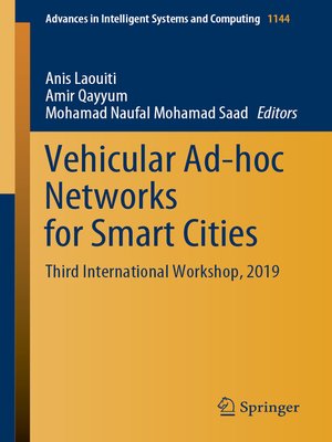 cover image of Vehicular Ad-hoc Networks for Smart Cities